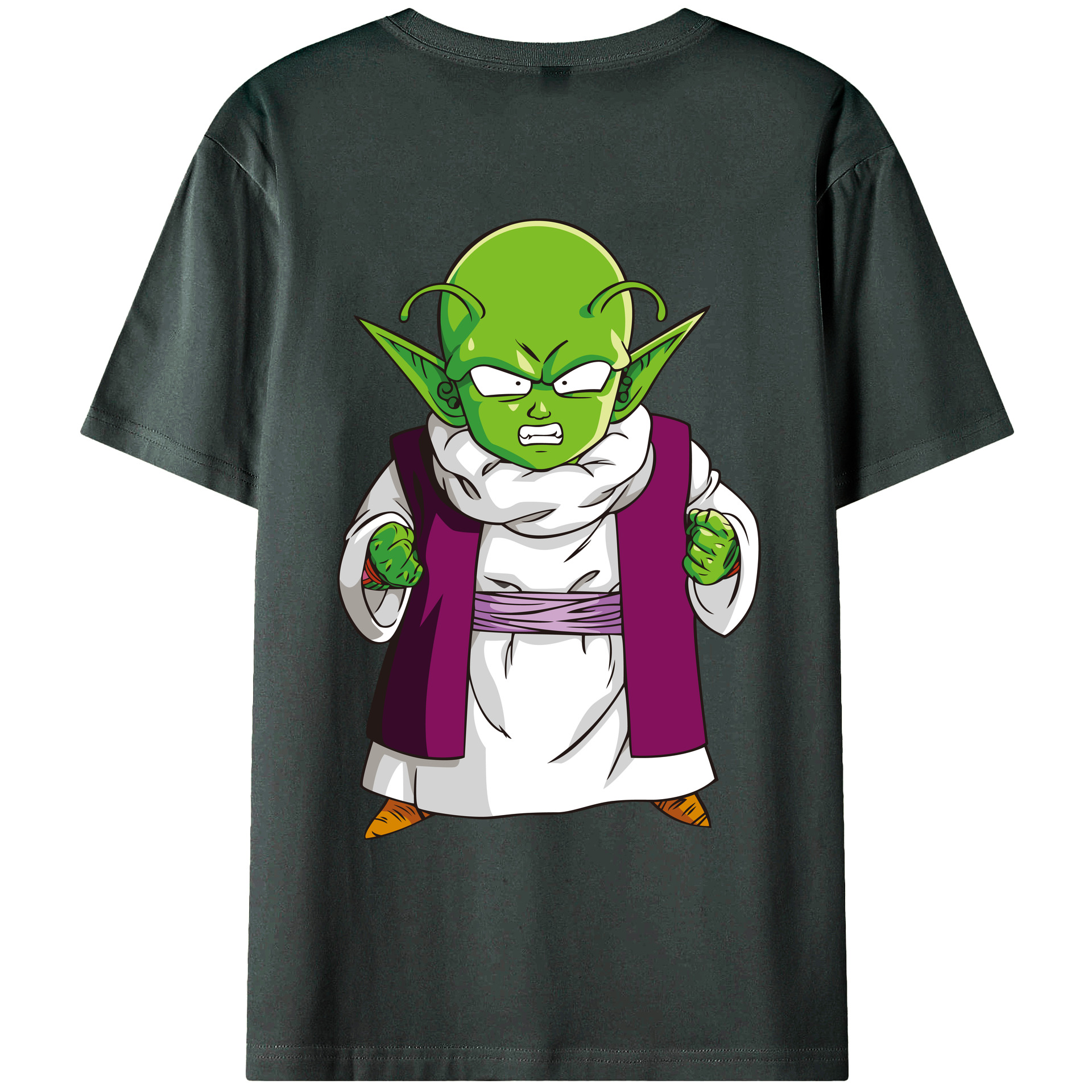 （画像用） ドラゴンボール ピッコロ DRAGON BALL Piccolo 綿100％ メンズ半袖Tシャツ（バックプリント） 通気性
